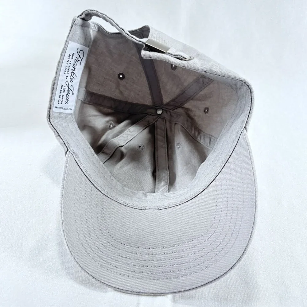 Frankie Jean Y'All Cursive Textured Lettering‎ Strapback Buckle  Baseball Hat